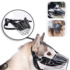 Bozal Canasta Metal y Cuero